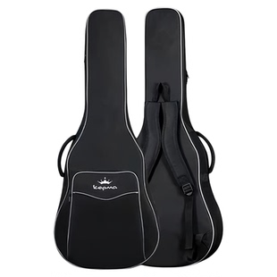 kepma/卡普马吉他包36寸41寸加厚双肩手提背包黑色防水琴包袋通用