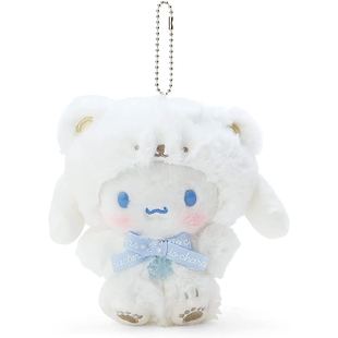 日本sanrio三丽鸥周边正版拿铁熊玉桂狗公仔玩偶毛绒包包挂件挂饰