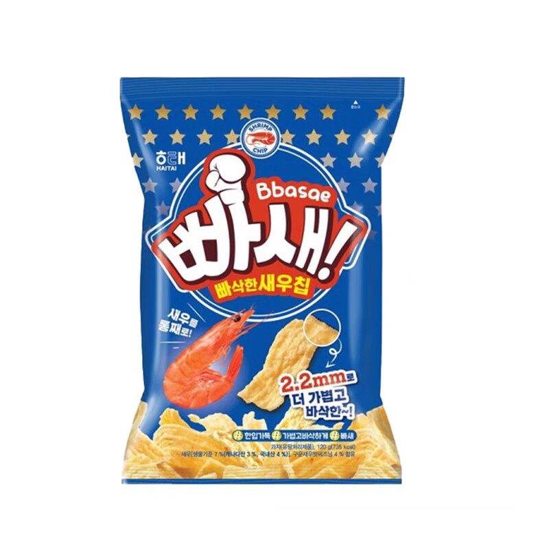 海太虾片膨化韩国进口办公