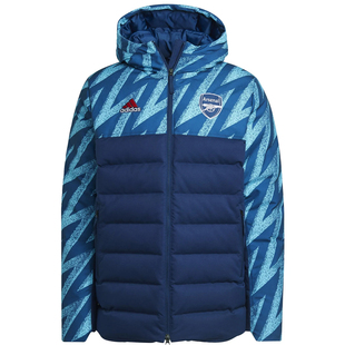 阿迪达斯曼联阿森纳冬季足球运动保暖休闲男羽绒服防寒外套FR3871