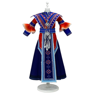 少数民族服饰手工材料包儿童服装设计女孩6一18岁做衣服半成品