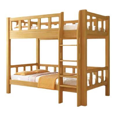 进口橡胶木实木上下床同宽宿舍上下铺双层母子床儿童承接定制