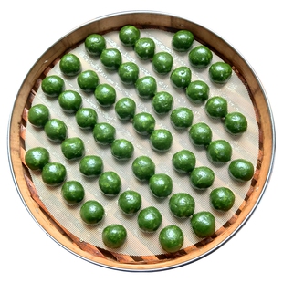艾叶粑粑手工艾草青团子艾草糍粑清明果蒿子粑现做现发豆沙青团