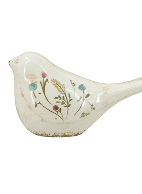 软装搭配客厅小鸟摆件陶瓷复古