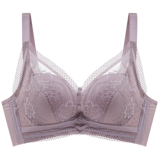 内衣女小胸聚拢加厚款6CM收副乳上托防下垂无钢圈平胸专用文胸罩