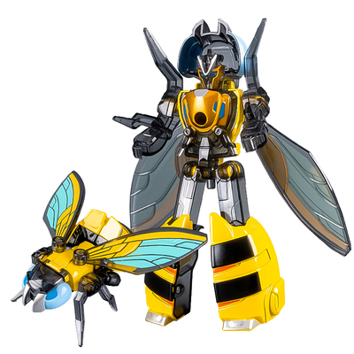 儿童合体机甲变形战士玩具