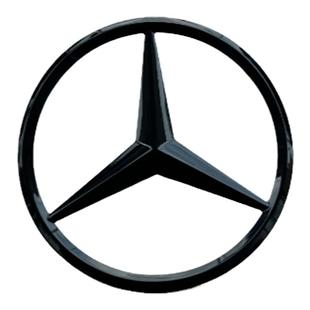 适用奔驰尾标E300L车标E260L改装E200L字标E级黑色后尾车标头立标