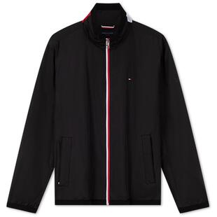 【防水】Tommy秋冬男装潮流休闲运动易打理撞色门襟立领夹克外套