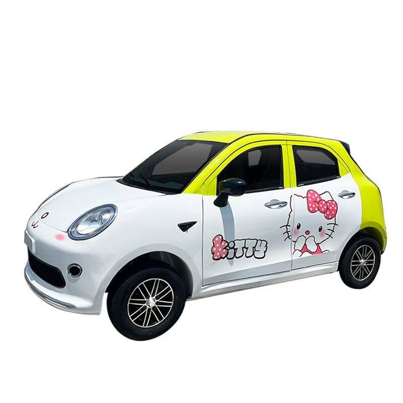 老头乐电动四轮车家用代步女士接电动四轮车