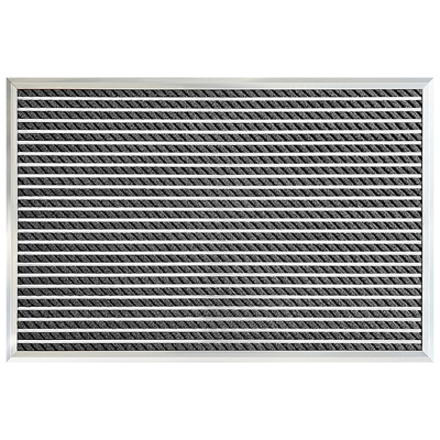 灰色铝合金入户门高级地垫