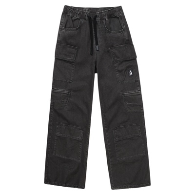 ABLEJEANS机能阔腿裤女士宽松