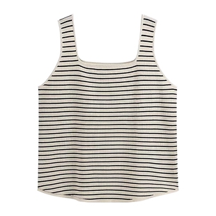 大码胖mm冰丝吊带背心女夏内搭外穿针织打底U领宽松遮肉无袖上衣