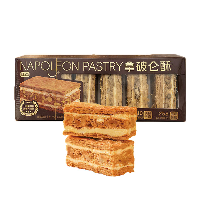 法式拿破仑千层酥蛋糕75g盒