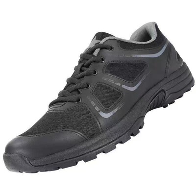 新式体能训练鞋男耐磨黑色作训鞋胶鞋四季透气消防鞋运动鞋解放鞋