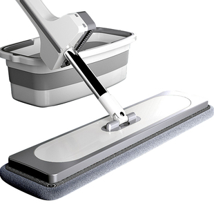 免手洗大拖把2025新款家用一拖净平板拖布拖地拖懒人吸水墩布神器