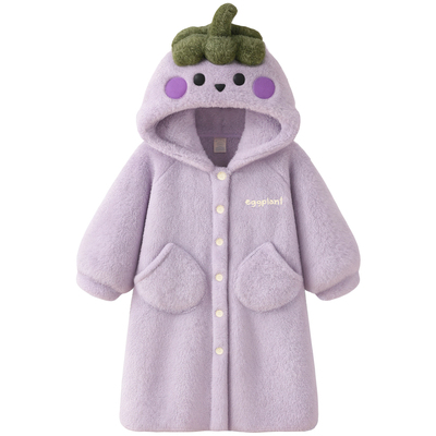 超柔软珊瑚绒睡衣女款冬季加厚