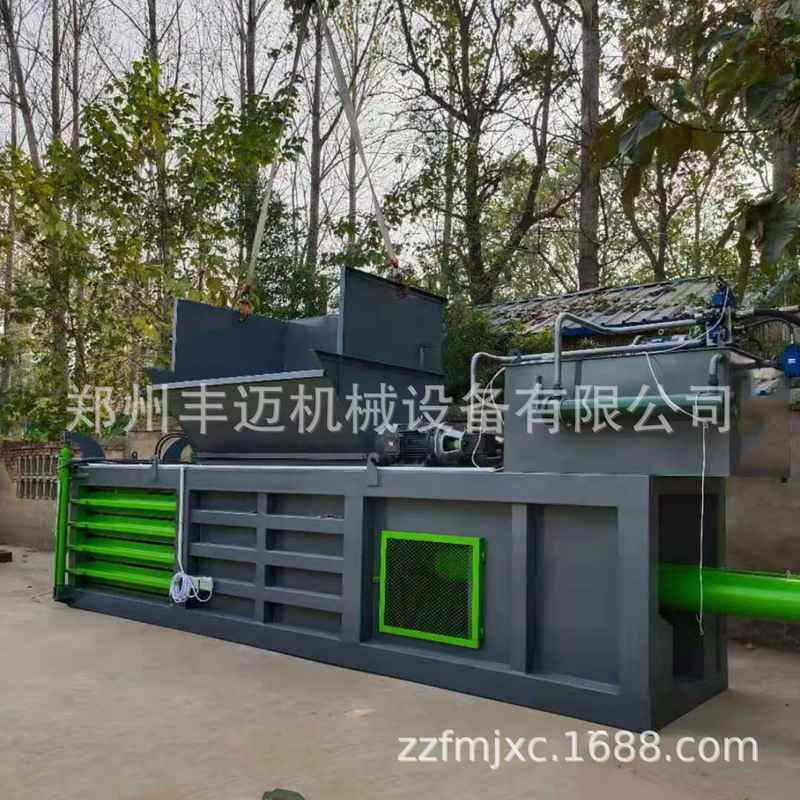 全自动大型卧式液压打包机 废纸易拉罐塑料瓶打包机 编织袋压块机,五金/工具,打包机/捆扎机,淘宝优惠券,粉丝福利购,淘宝优惠卷