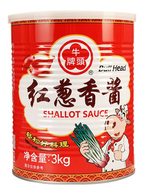 台湾3kg大罐肉燥牛头牌红葱香酱