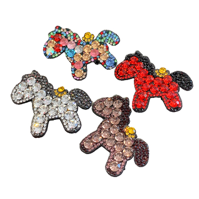 马年轻奢满钻小马女童刘海夹