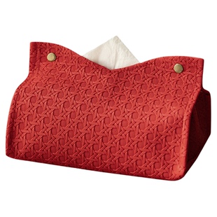 2026新年红色喜庆客厅氛围感结婚抽纸盒餐巾纸收纳盒酒店餐纸巾盒