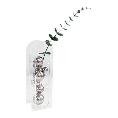 透明装饰摆件亚克力几何花瓶花瓶