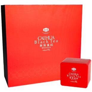 采花湖北宜昌宜红茶特级高端茶叶尊荣5星48g*4罐送茶叶礼盒送礼