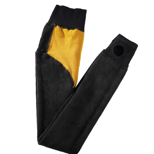 阿凡迪加厚绒保暖打底裤2024秋冬大码V裆黑色连裤袜防勾丝打底袜