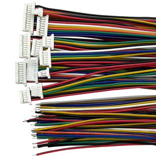 SH1.0mm间距单头/双头端子线2P3P4P5P6P7P-10P彩色电子连接线现货