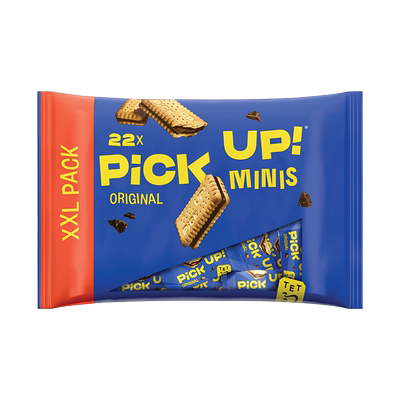 【香菇来了】德国百乐顺进口pickup大块巧克力夹心饼干纯可可脂