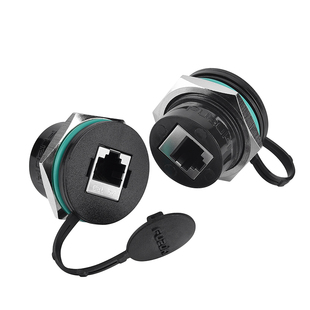 MSDD90401S-CAT6A网线对插接头网口转接头以太网连接器母座网速快