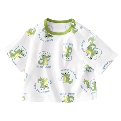 纯棉宝宝短袖t恤宽松新款