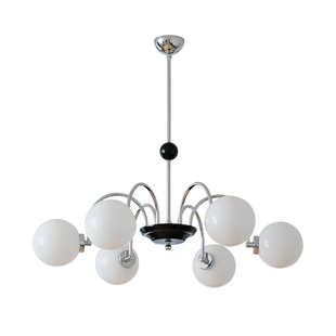 西早 现代简约艺术玻璃魔豆吊灯 北欧卧室客厅餐厅衣帽间设计师灯