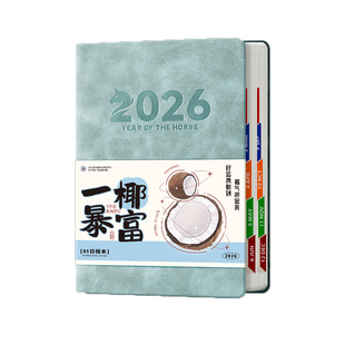 2026年日程本todolist每日计划本A5本子笔记本每月工作效率日记本精致高颜值日历记事本学习时间管理手账本表