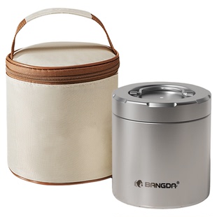 秋冬保温饭盒316L不锈钢上班族双层防烫便当盒学生便携小汤碗餐盒