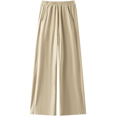 直筒裤女2025新款冬休闲裤阔腿裤