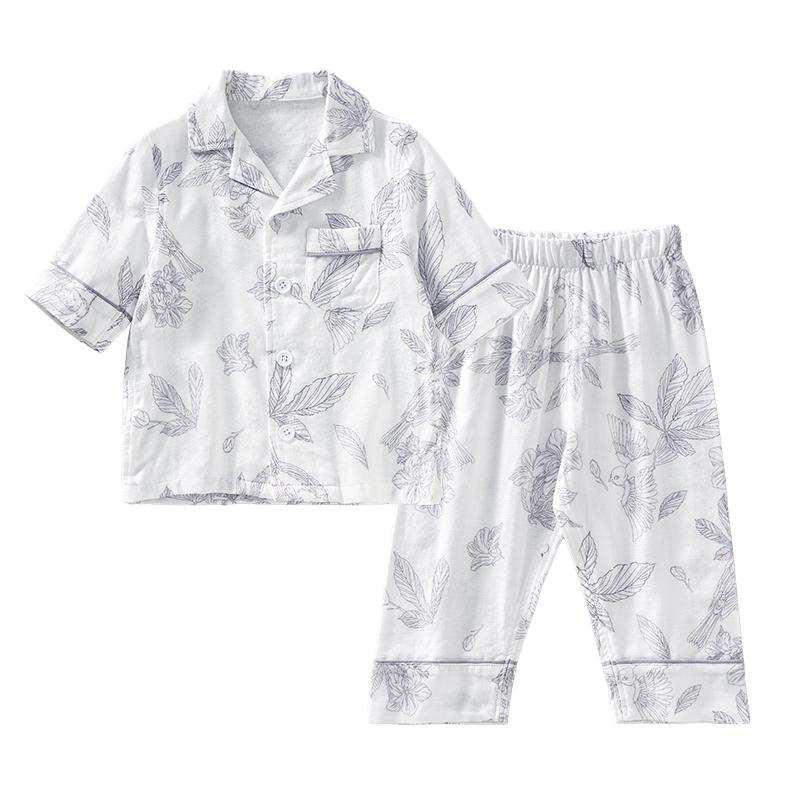 欧孕儿童家居服轻奢裸感睡衣