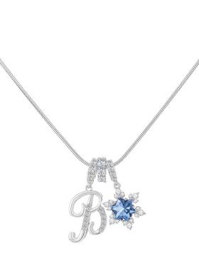 情书冰透·字母定制银色ins美高辣妹风格 生日礼物