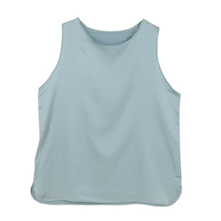 桑蚕丝男士背心重磅真丝缎男款家居服上衣内搭基础款夏凉快大码