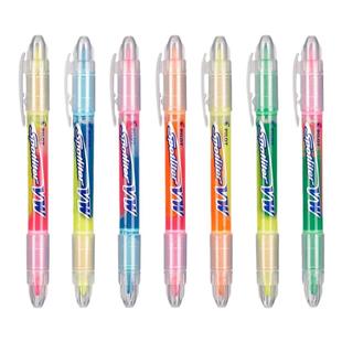 日本百乐PILOT 双头荧光笔SVW-15SL荧光标记笔学生用彩色直液式标记号笔手账本文学生日本文具用品做笔记用