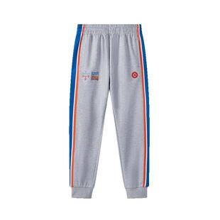 准者儿童针织长裤2026春季新款篮球训练投篮舒适跑步束脚运动裤子