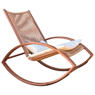 户外摇椅藤编午休阳台小桌椅家用休闲摇摇椅懒人椅庭院桌椅子组合