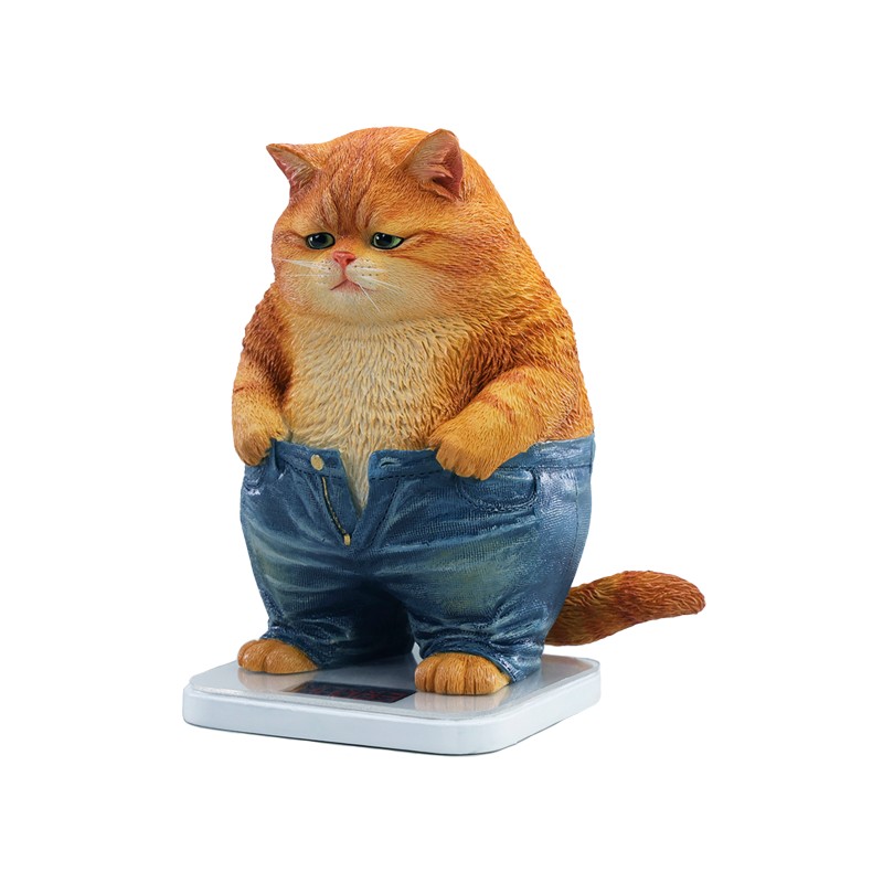 胖裤猫仿真猫咪人偶摆件