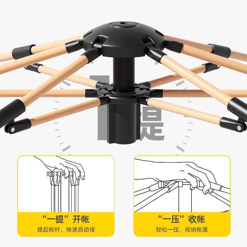 帐篷户外冬季加厚保暖室内床上防风防寒野营过夜便携式折叠全自动