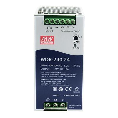 明纬WDR-240宽压输入开关电源