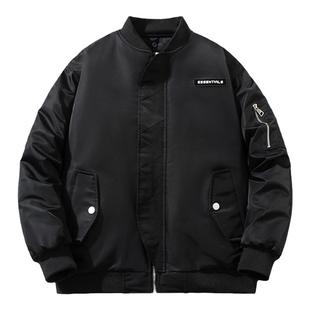 mYes牧野森美式重磅复古工装男宽松硬汉猎装教练夹克秋冬季外套男