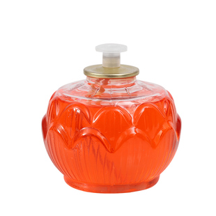 供佛莲花酥油灯液体油灯环保无烟家用寺庙供奉蜡烛灯24小时长明灯