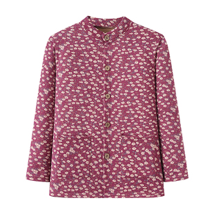 妈妈装德绒开衫保暖上衣冬季奶奶加绒加厚贴身秋衣老太太保暖内衣