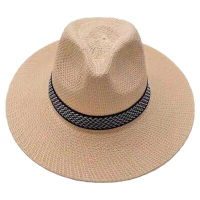 夏季中老年草帽户外防晒遮阳帽