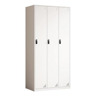 钢制更衣柜办公室铁皮柜子员工储物柜带锁财务凭证柜收纳柜文件柜