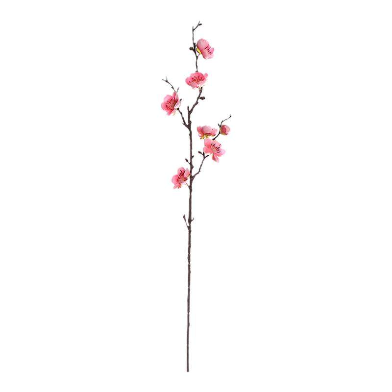 仿真梅花枝摆件 客厅餐桌盆景腊梅摆设 假花家居室内装饰拍照道具